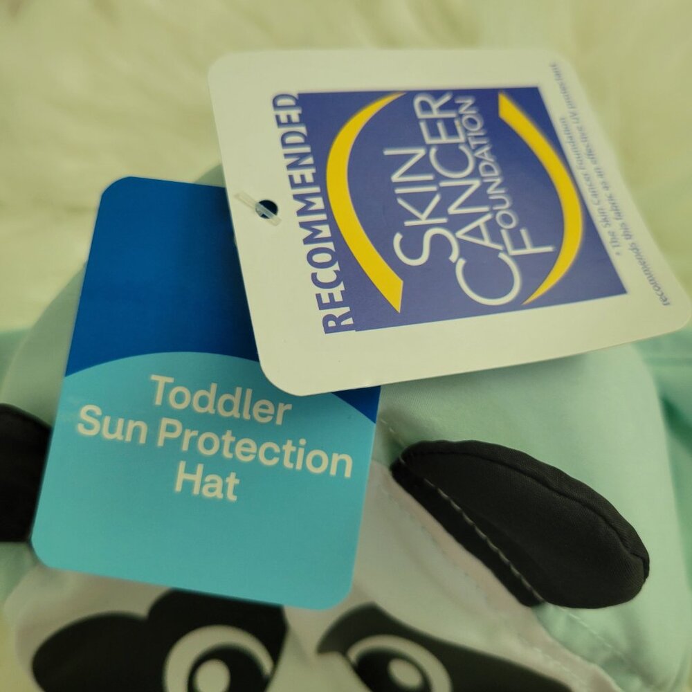 Toddler Panda Design Sun Protection Hat - Picture 8 of 8